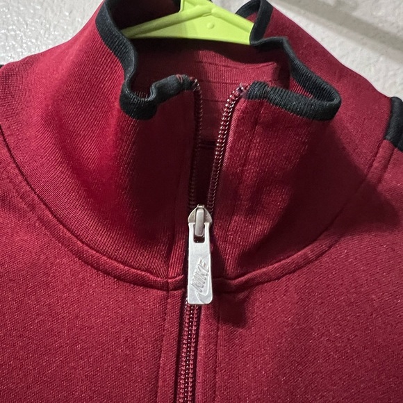 Men’s Nike Burgundy and Black Zip-UpTrack Jacket Excellent condition 2X - Picture 5 of 9